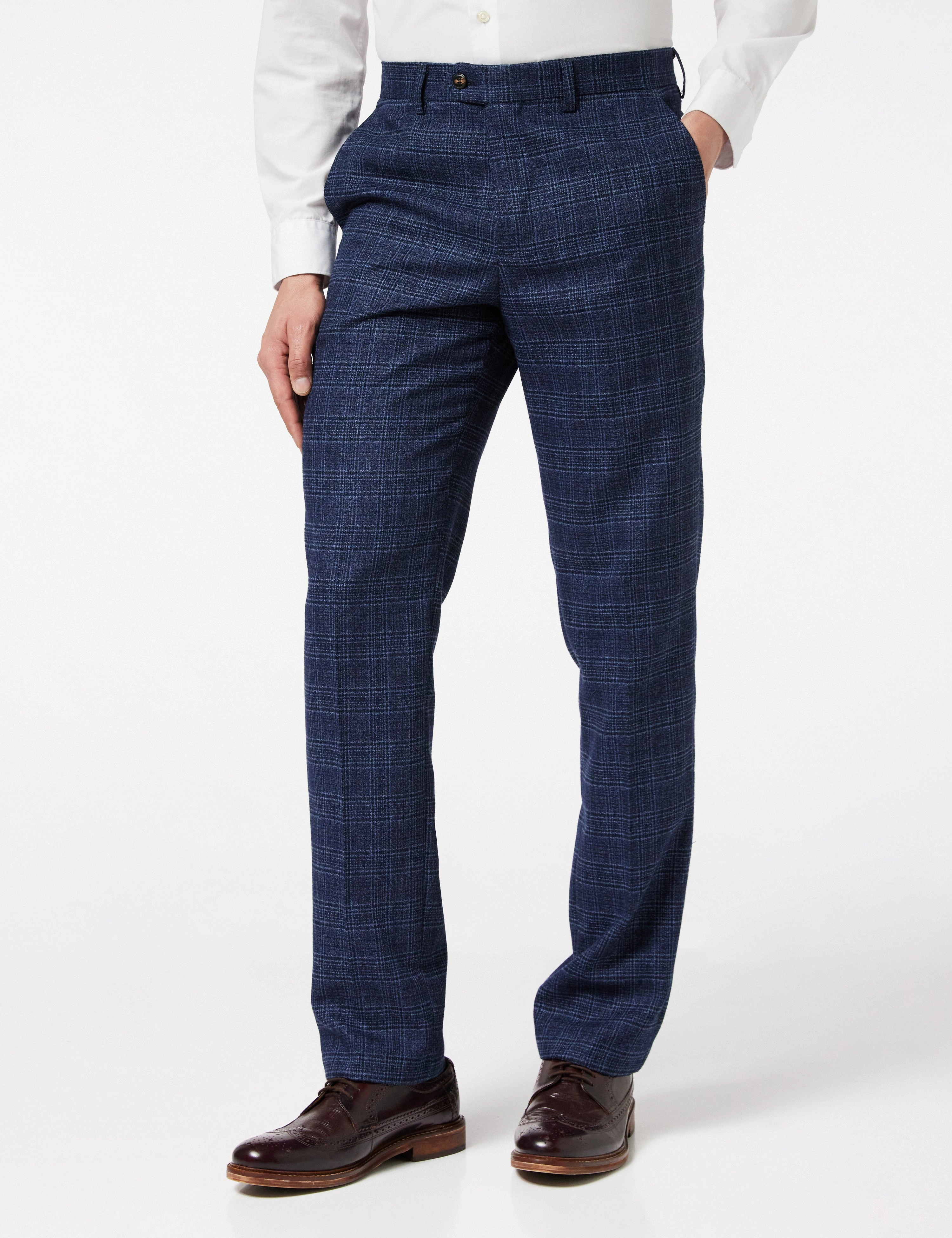 Abel Tweedhose Marineblau: Eleganz für den Mann, perfekt für jeden Anlass!